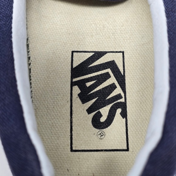 Vans Era Navy Blue Canvas Low Top Skate Sneakers Mens 6.5 721565 - Picture 15 of 16
